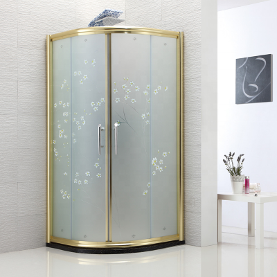 Aluminum alloy curved shower room luxury style